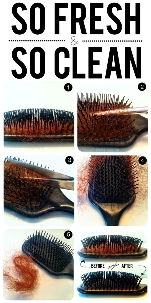 The Beauty Department: Your Daily Dose of Pretty. - HOW TO PROPERLY CLEAN  YOUR HAIR BRUSH