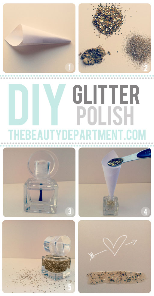 The Beauty Department: Your Daily Dose of Pretty. - MANI MONDAY: DIY GLITTER  POLISH