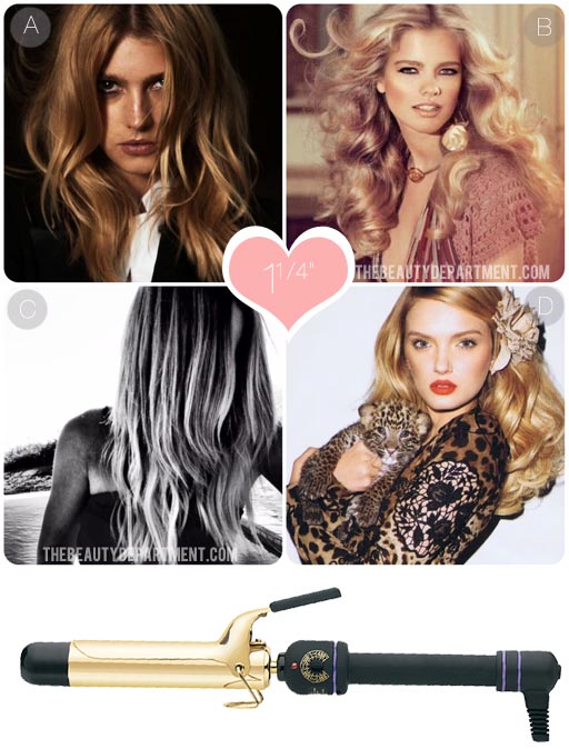 The Beauty Department Your Daily Dose Of Pretty What Does Each Curling Iron Do