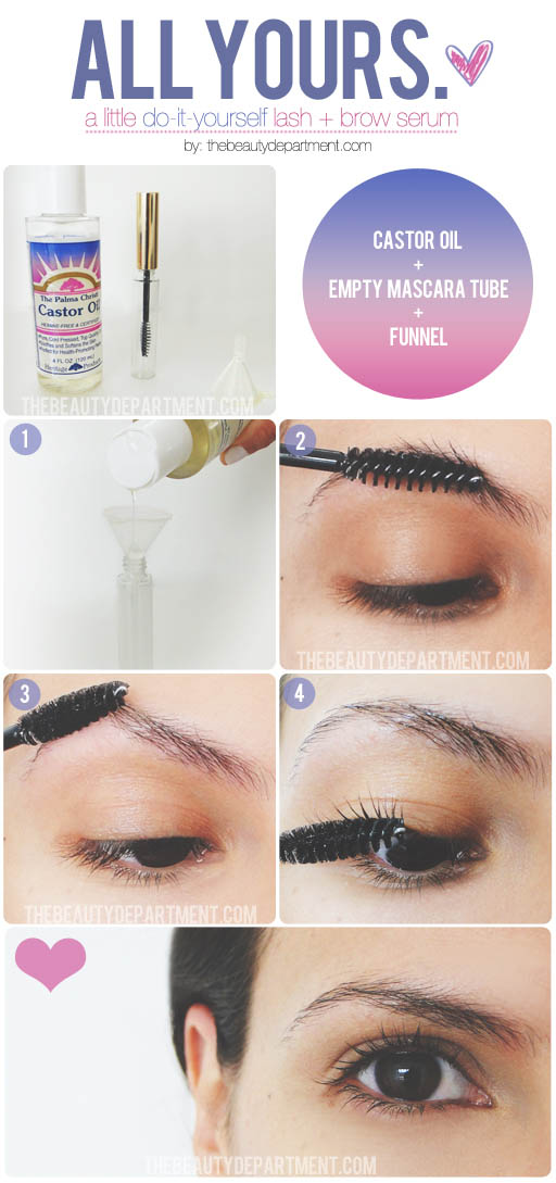 The Beauty Department Your Daily Dose Of Pretty Kitchen Beautician - Eyelash Growth Diy Without Castor Oil