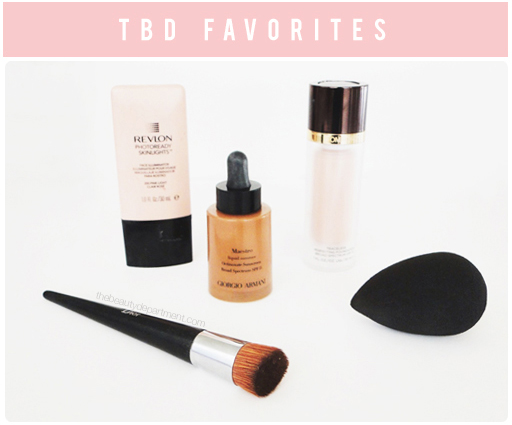 the beauty department natural contour + highlighting tools