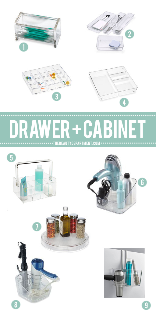drawer and cabinet organization the beauty department
