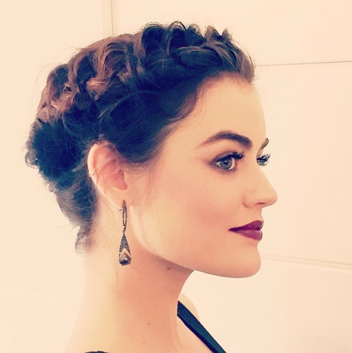 lucy hale people's choice hair updo